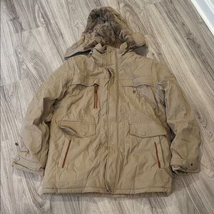 Rough Stuff Tan Raincoat for Men